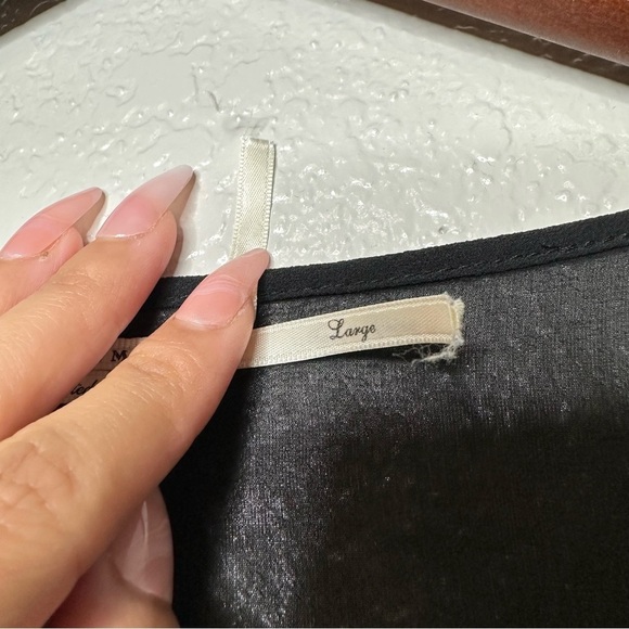 LEON MAX Women's Limited Edition Black Silk Dress Large Pleat Details Sleeveless - Picture 7 of 9